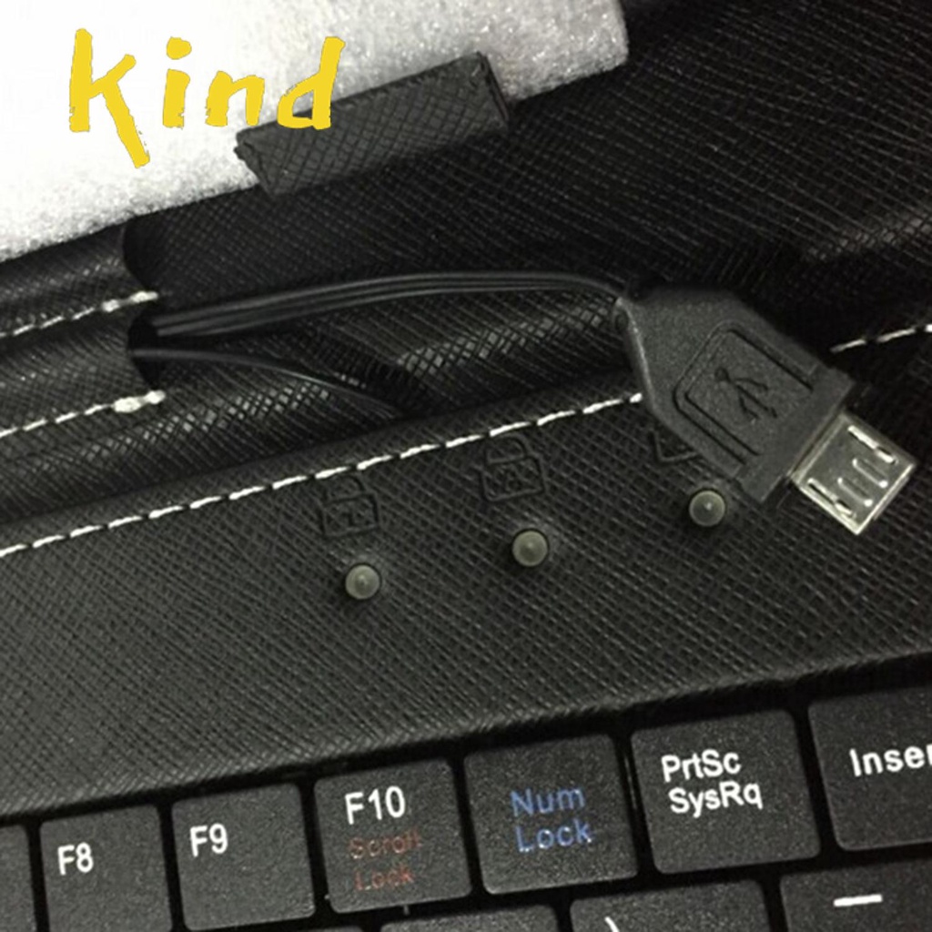 Bao Da Máy Tính Bảng Kèm Bàn Phím Usb 10.1 Inch Cho Android Windows Tablet