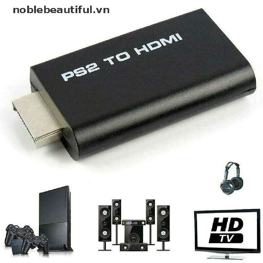 Bộ Thiết Bị Chuyển Đổi Âm Thanh / Video PS2 Sang HDMI 480i / 480p / 576i Với Đầu Ra Âm Thanh 3.5mm