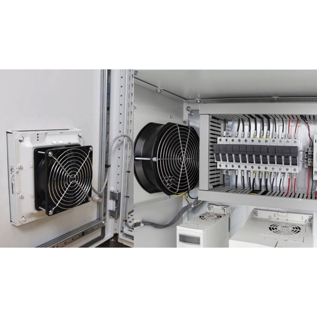 Lưới quạt hút Inox lắp che chắn cho quạt hút tủ điện