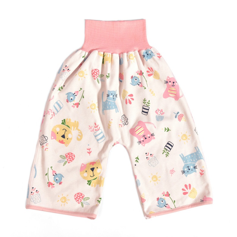 Quần Tã Dạng Váy Chất Cotton 2 Trong 1 Thoải Mái Thấm Hút Tốt Cho Bé