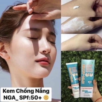 [AUTH] Kem chống nắng dưỡng trắng da của Nga SPF 50+