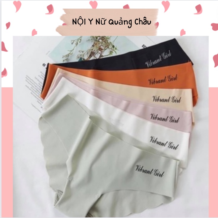 Quần Lót Nữ Đúc Su Thun Lạnh không đường may viền sóng gợi cảm tôn dáng sexy /Quần lót đúc su thun lạnh Vibrant Girl