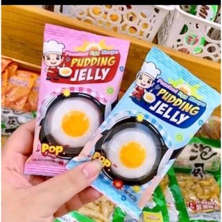 05gói Thạch chảo chiên trứng Pudding vị trái cây