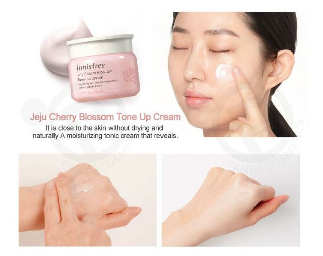 Kem dưỡng trắng da tức thì hoa anh đào  Innisfree Jeju Cherry Blossom Tone Up Cream