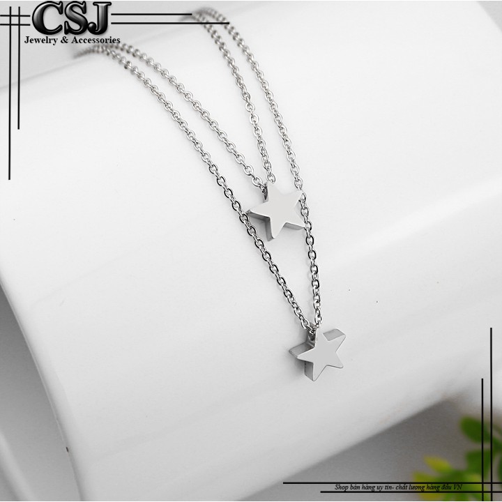 DÂY CHUYỀN NỮ NGÔI SAO 2 TẦNG