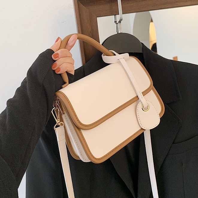 JM97-Túi Đeo Chéo Hình Vuông Nhỏ Thời Trang Mùa Hè Năm Mới Túi xách nữ đeo chéo dáng đẹp đang được các bạn trẻ ưa chuộng hiện nay tại túi nữ giá rẻ Túi đeo chéo  có tay cầm viền màu,Túi Xách Nữ Có Quan Đeo Vai Kiểu Dánh Sang Trọng