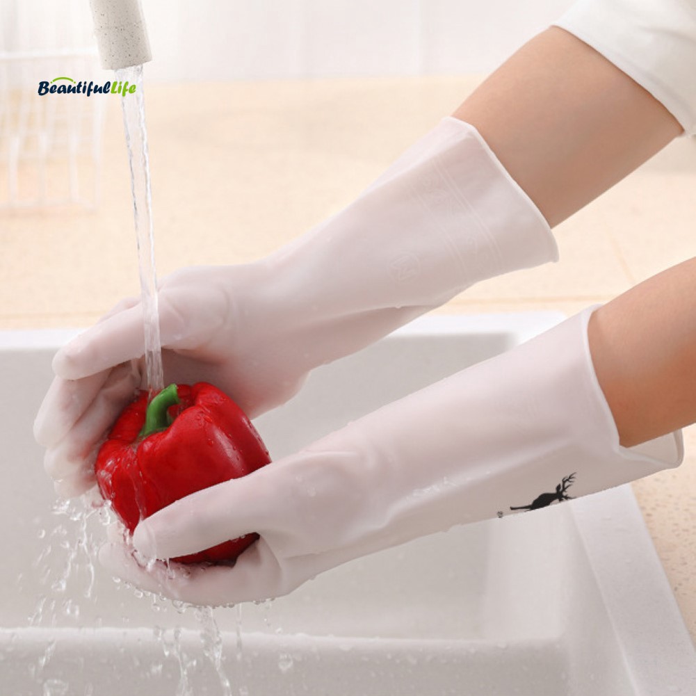 Găng Tay Cao Su Vệ Sinh Chống Nước Tái Sử Dụng Được