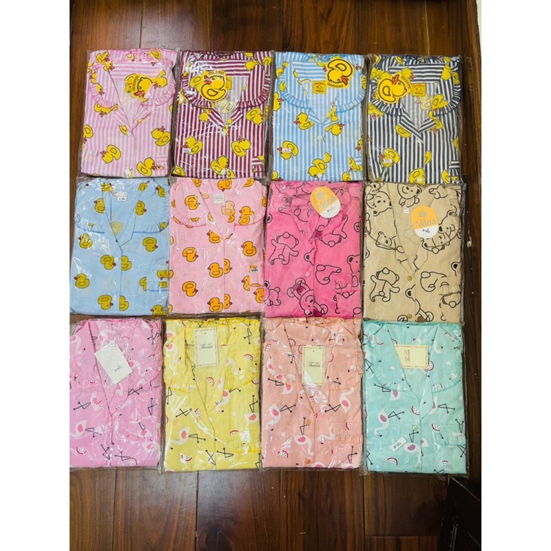 Đồ bộ kate thái ( khách chọ màu , ko chọn hoạ tiết ) < 75kg chuẩn hàng thái | BigBuy360 - bigbuy360.vn