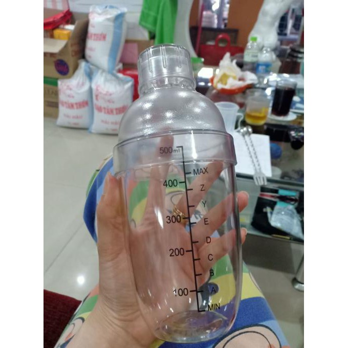 COMBO 4 MÓN PHA CHẾ QUẦY CAFE,SINH TỐ (Shaker 500ml In đậm)