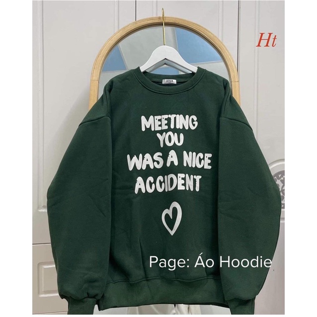 Áo sweater cotton Meeting H2A877