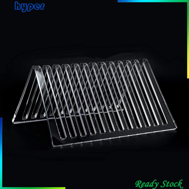 Giá Đỡ Máy Ghi Âm Bằng Acrylic 12LPs Hình Tam Giác Tiện Dụng
