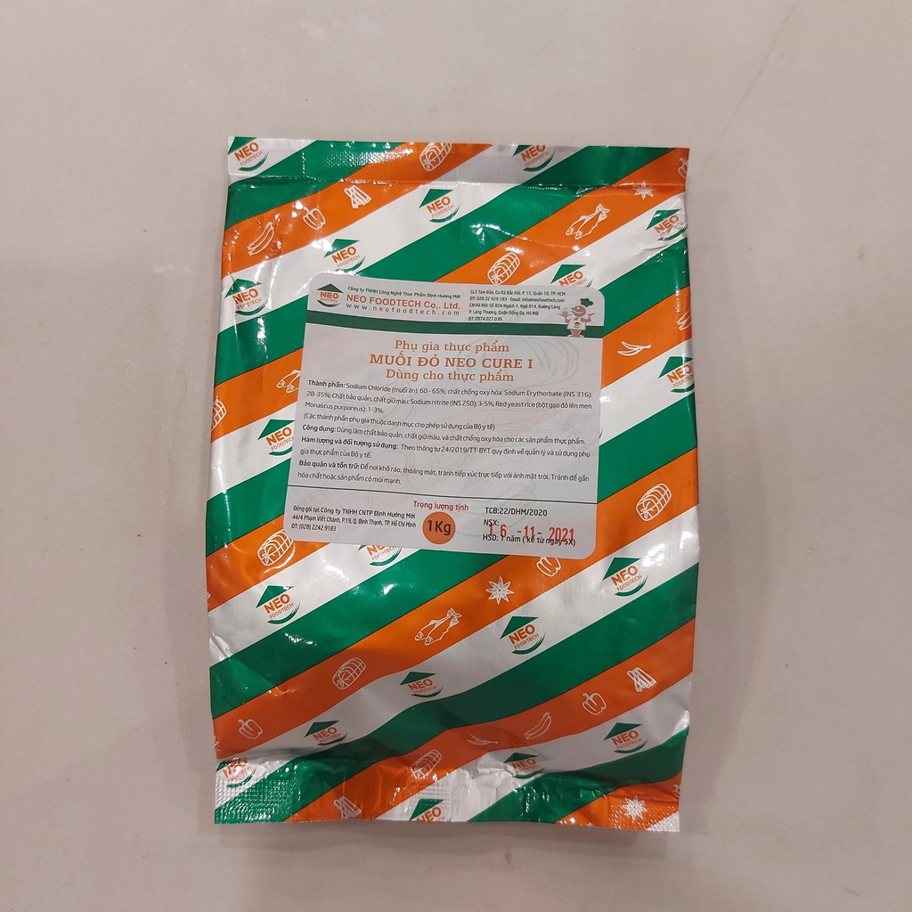 Muối Đỏ Neo Cure Giữ màu đỏ tự nhiên cho các sản phẩm từ thịt