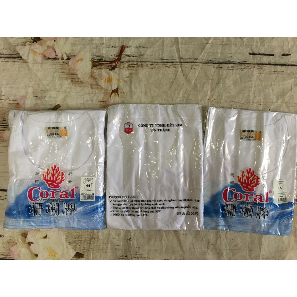 ÁO THUN LÁ NAM CORAL, ÁO LÓT, ÁO SAN HÔ 50 KG ĐẾN 100KG