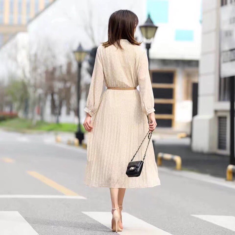 Váy dài tay kèm belt Zara