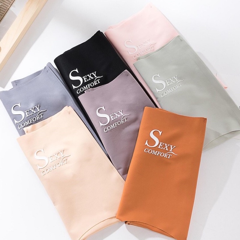 Quần Lót Nữ Su Lụa Tàng Hình Cạp Cao Ôm Bụng Chữ Sexy - SX