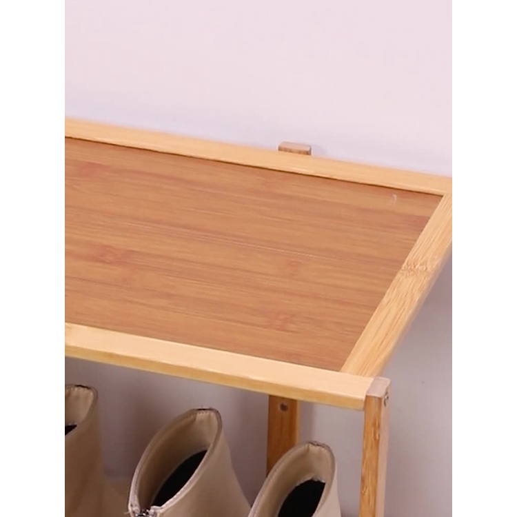 Kệ để giày, Kệ để dép tiện lợi bằng gỗ tre cao cấp