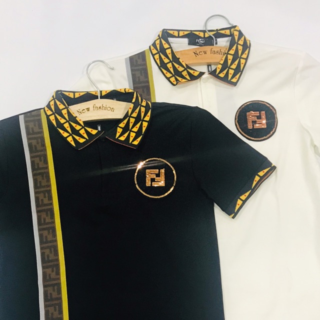 Áo thun có cổ sợi cotton 100%