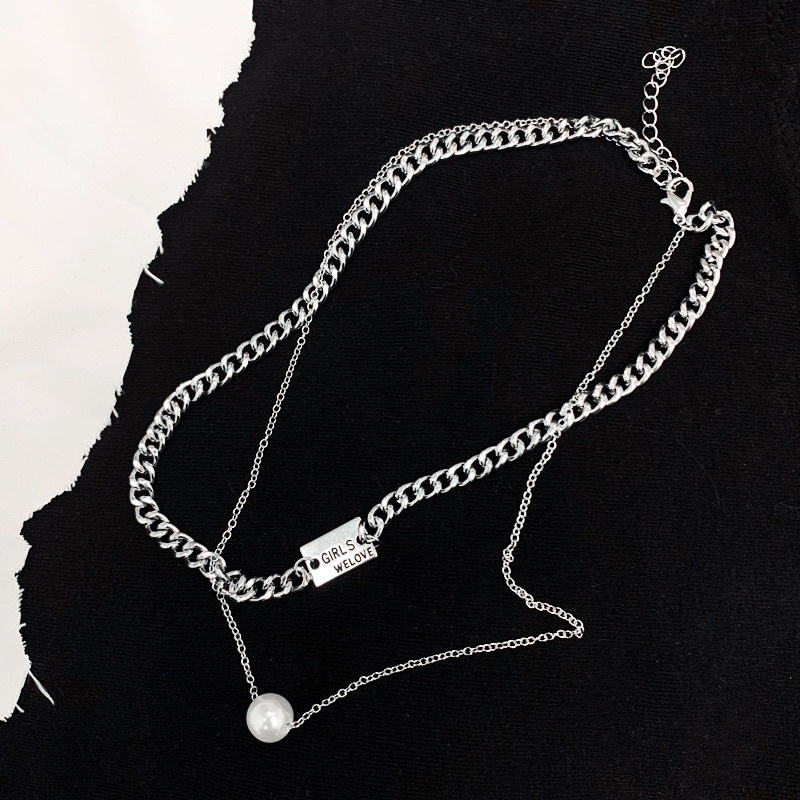 Dây chuyền ngọc trai nhân tạo nữ phong cách Hàn Quốc (VC31).