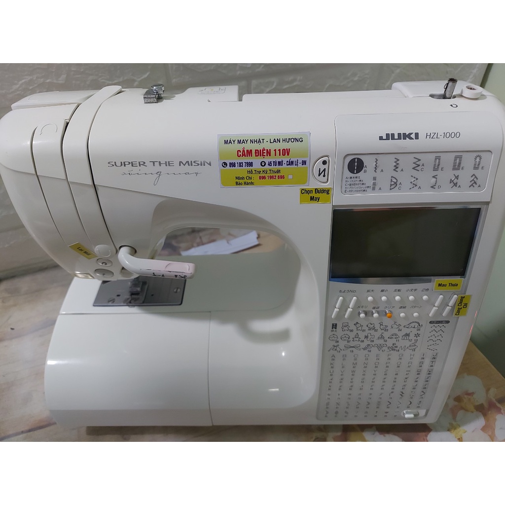 Máy May Gia Đình Nhật Juki 8800,9800,9900,008,009 - May Cơ Bản Và Thêu Trang Trí - Cân Nặng 12 Kg - Cực Khỏe Bền
