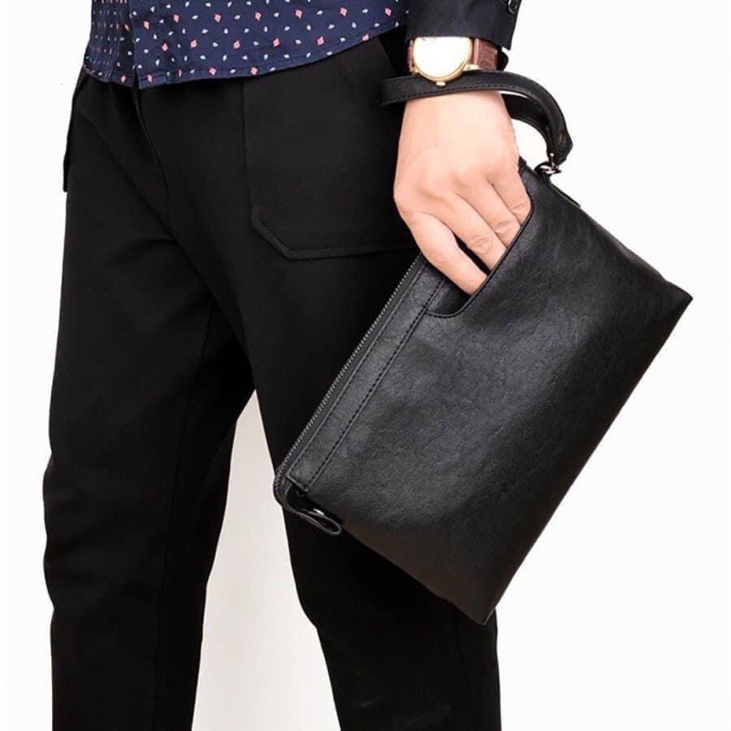 Ví cầm tay da thời trang nam nữ unisex ❤❤❤ Freeship