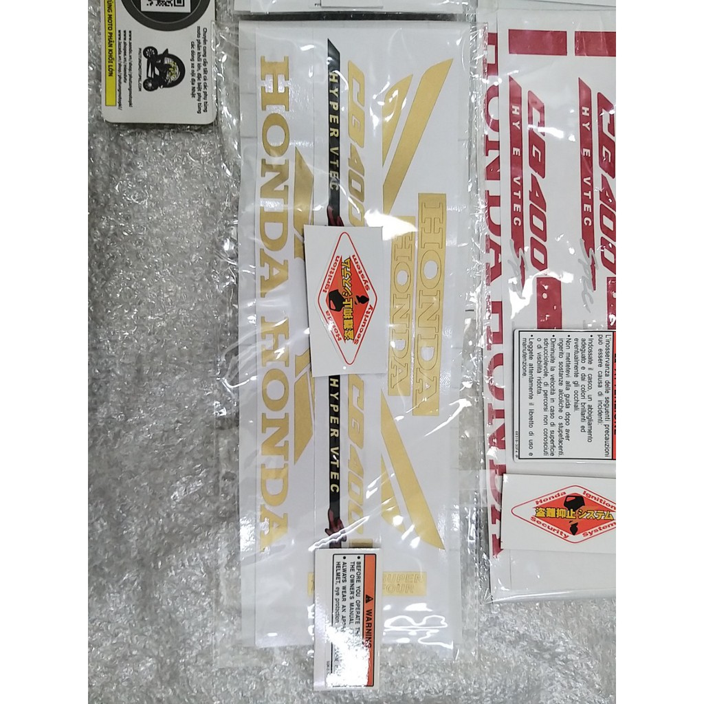 Bộ tem Honda CB400