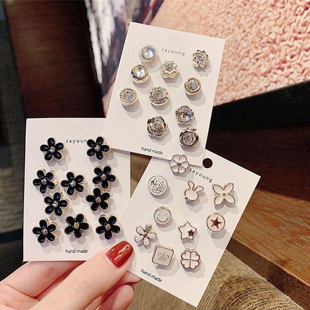 Set 10 Nút Áo Khoác Chống Tiếp Xúc Tiện Lợi|Ghim Cài Khăn Choàng Cổ Cho Nữ