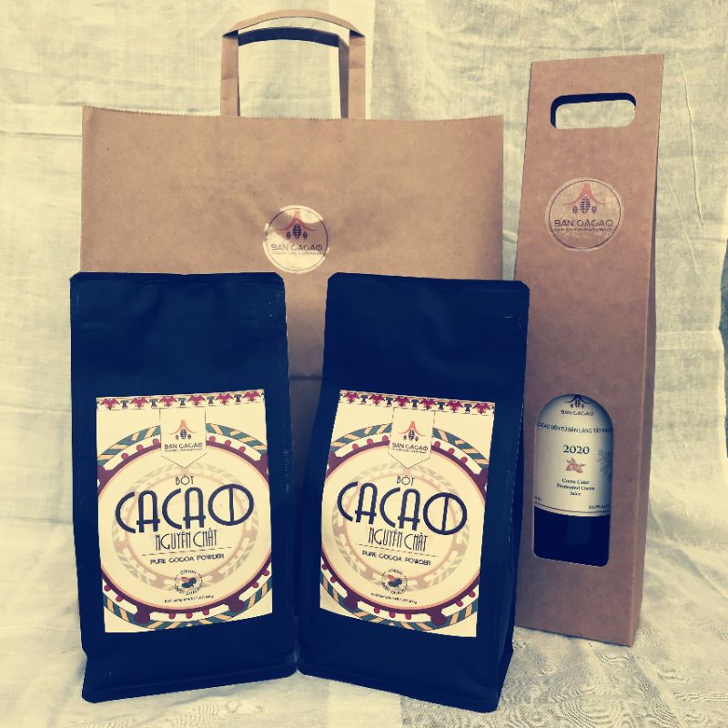 Quà mộc mạc - Set quà tặng cacao