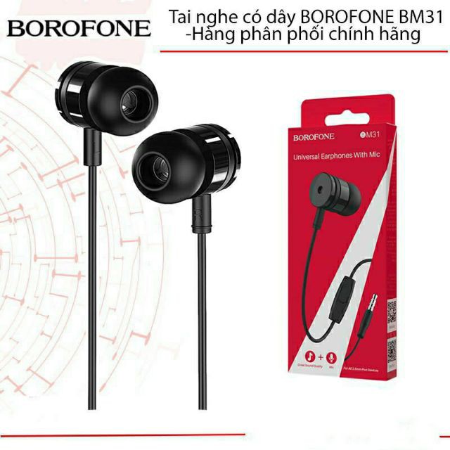 Tai nghe chính hãng Borofone BM31