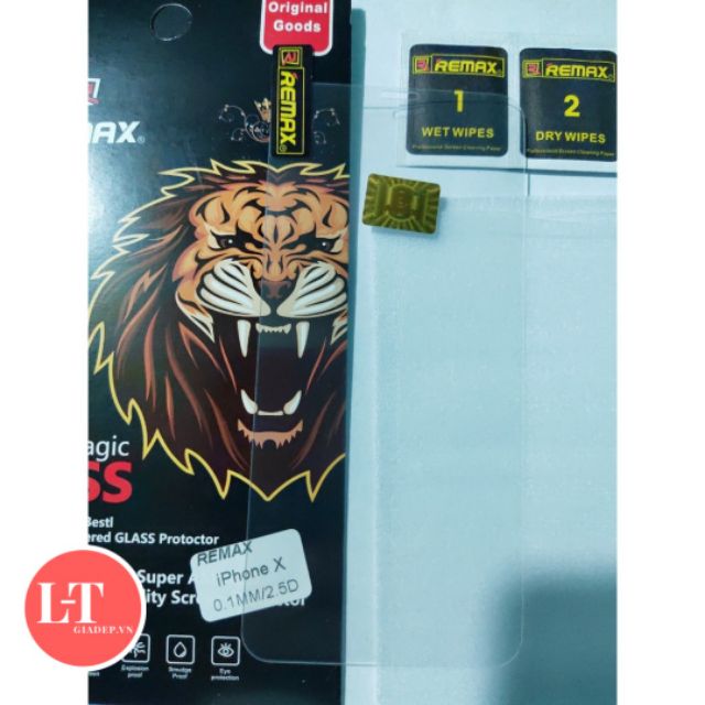 (SIÊU RẺ) KÍNH CƯỜNG LỰC REMAX XỊN 0.1MM DÀNH CHO iPhone5/6/6PLUS/