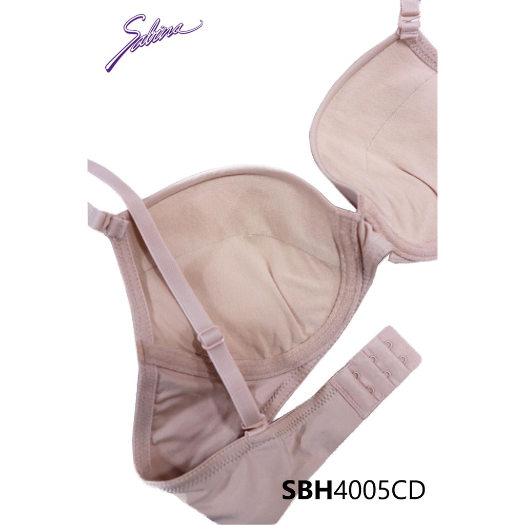 Áo Lót Mút Dày Vừa Nâng Ngực Vừa Màu Trơn Basic Soft Doomm By Sabina SBH4005