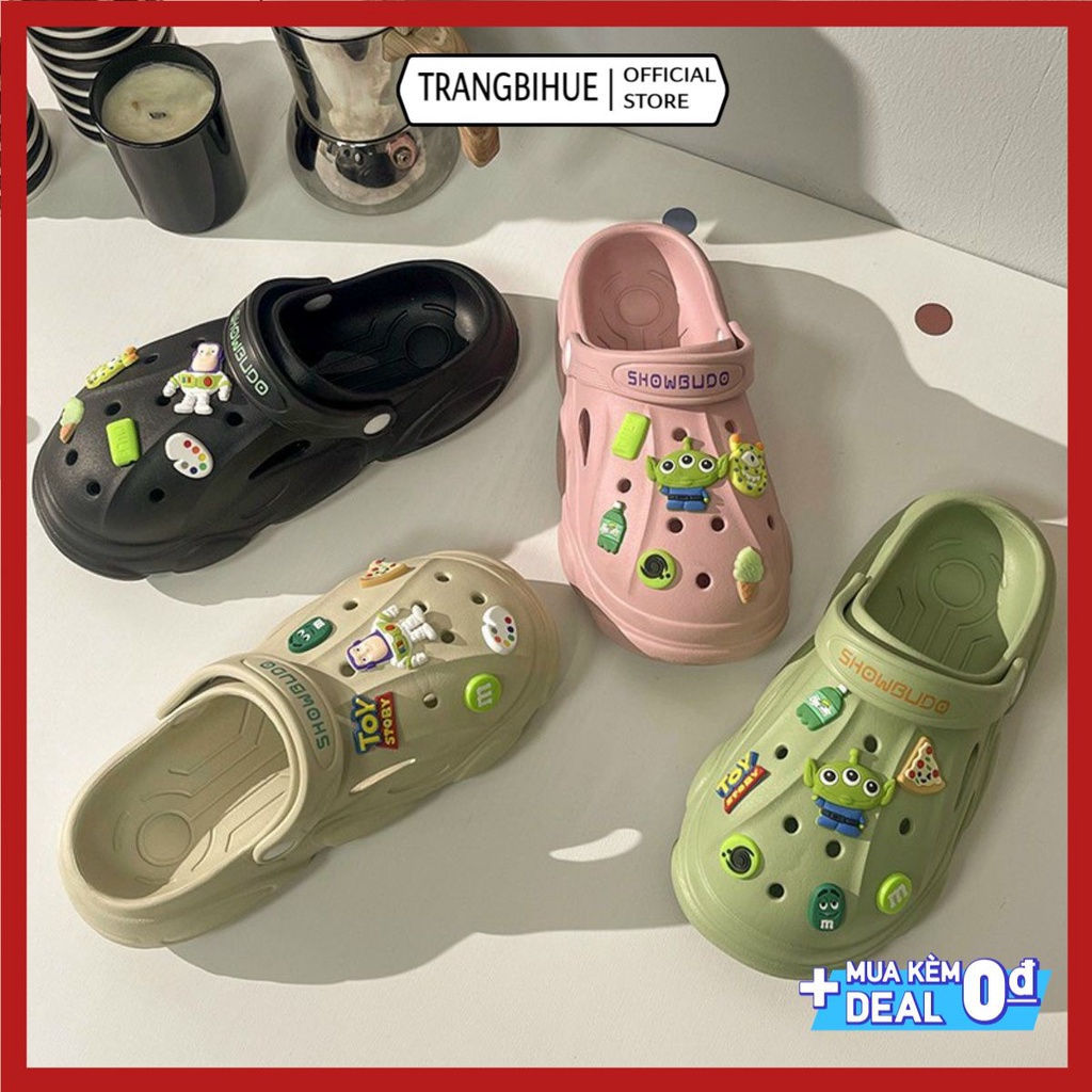 Dép cross nữ DINO-BEAR trendy nổi bật 2022 - tặng sticker cực xịn TRANGBIHUE