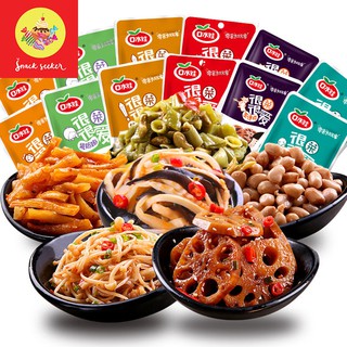 Rau Củ quả Tổng Hợp Muối Cay Tứ Xuyên - Rau củ quả 5 loại tổng hợp - Snackseeker - Đồ ăn vặt Trung Quốc