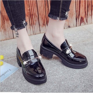[XẢ HÀNG] Giày oxford nữ phối ngọc(kèm ảnh thật)
