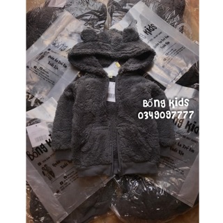 Áo Khoác Bé Trai Lông Cừu Navy Be The Best 2y
