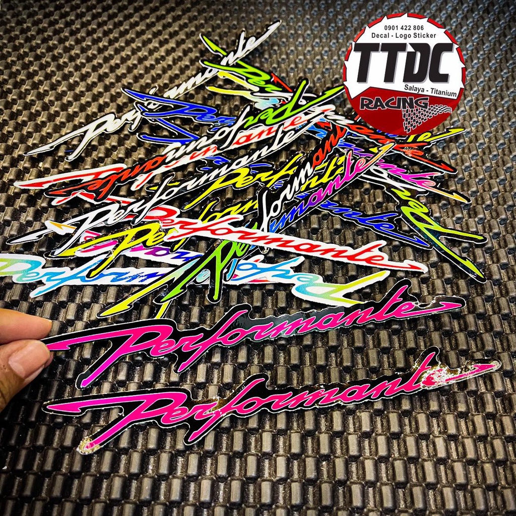 [ 1 cặp ] Tem Phản Quang Dán Phuộc Performante ✌