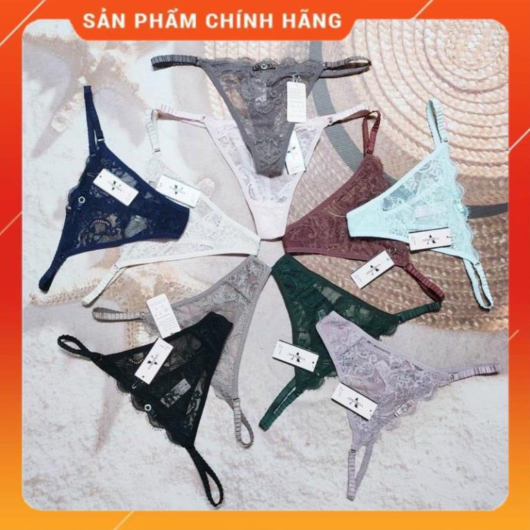 Quần Lót Nữ Ren Lọt Khe Sexy Chun Hông Gợi Cảm Ôm Dáng Tạo Đường Cong Quyến Rũ 8001