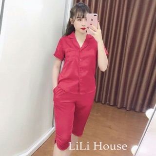 combo 2 bộ pizama lụa cao cấp