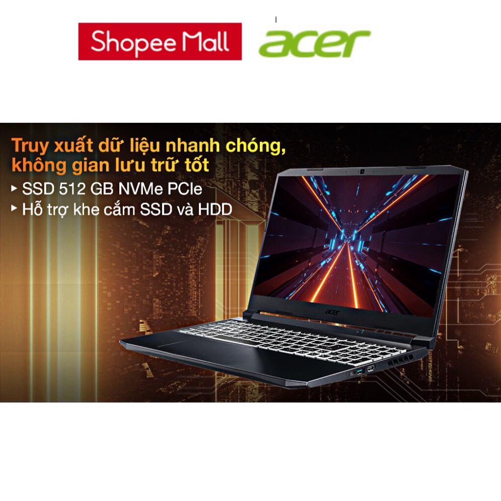 Laptop Acer Nitro 5 Eagle AN515-57-54MV (Core i5-11400H + RTX 3050)