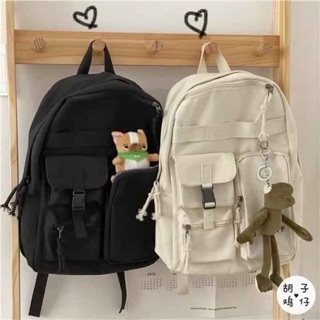[ORDER] balo ulzzang kèm gấu và huy hiệu