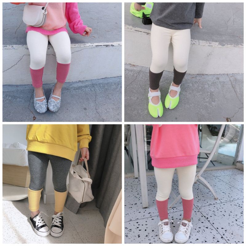 [Hàng đẹp rẻ nhất shopee] Quần legging xuất Hàn cho bé gái