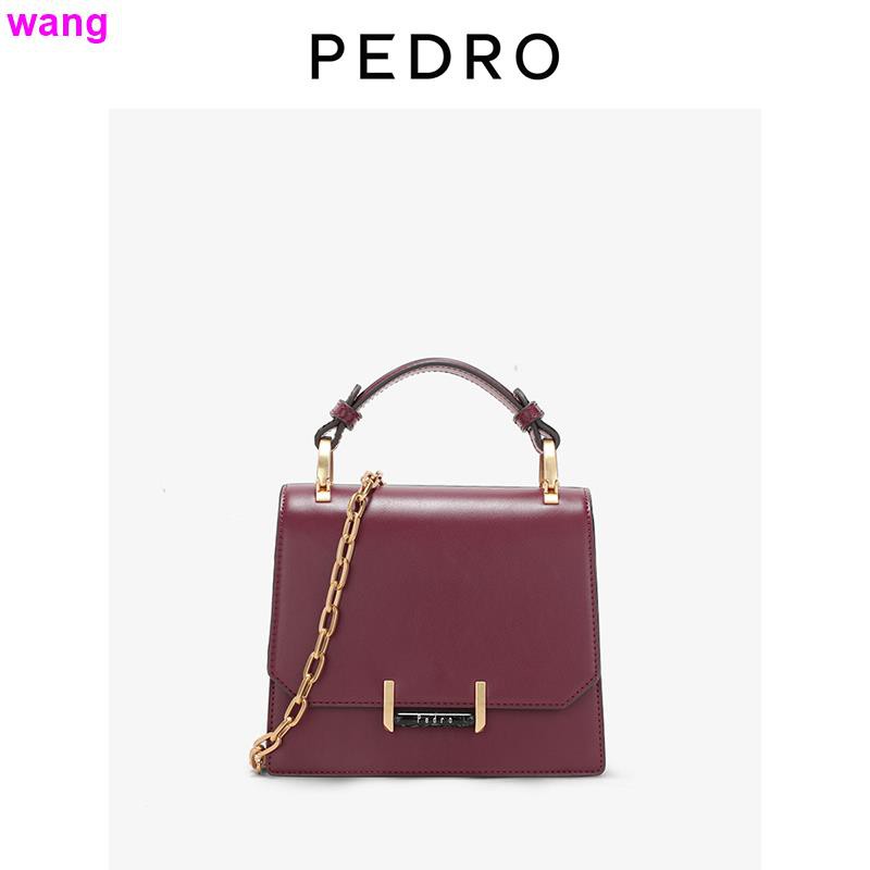 PEDRO Shoulder Bag PW2-76390027 Ladies Metal Chain Flip Portable Small Square Bag