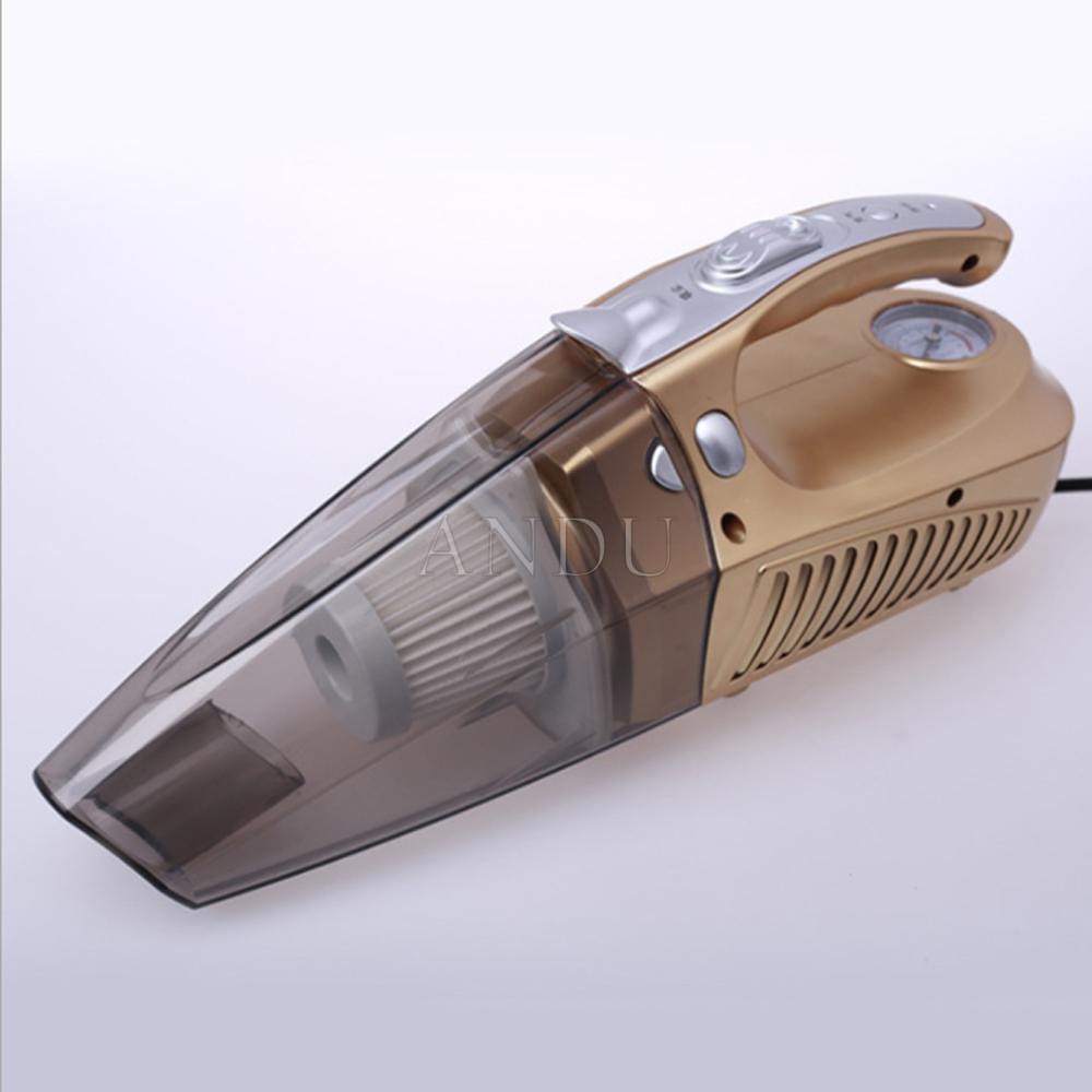 Máy Bơm Lốp Ô Tô Cầm Tay, Máy Hút Bụi Kết Hợp Bơm Lốp Ô Tô 4 In 1 Cao Cấp