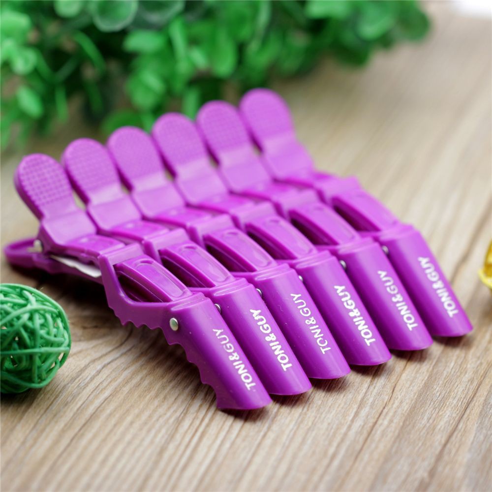 6 PCS Fashion Hair Clips Hairdressing Cutting Salon Hair Styling Tools For Women