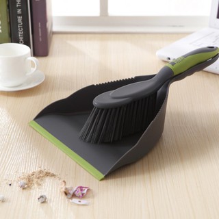Mini Table Top Keyboard Brush with Dustpan Small Broom Set Stool Cleaning Brush