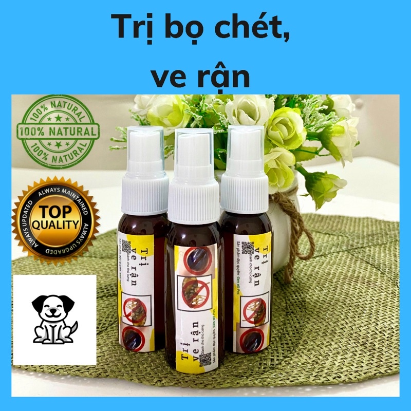 Xịt trị bò chét ve rận chó mèo