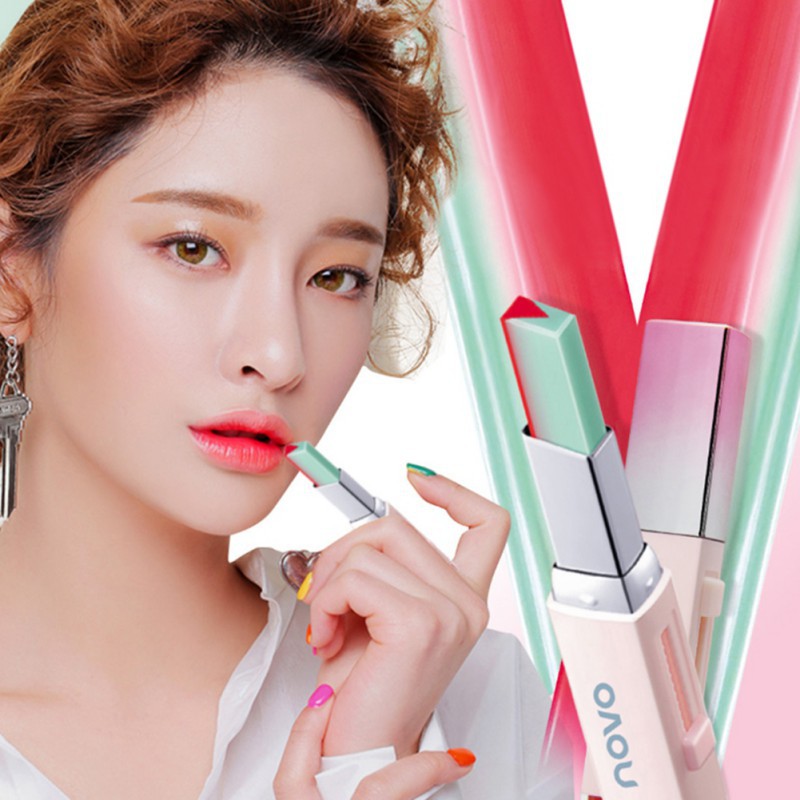 Son thỏi thiết kế 2 màu dưỡng ẩm kháng nước lâu trôi | BigBuy360 - bigbuy360.vn