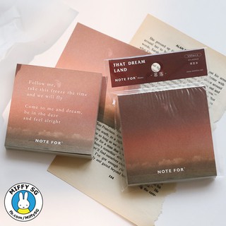 [NOTE FOR] Bộ 100 giấy note/giấy ghi chú chủ đề TRONG MƠ