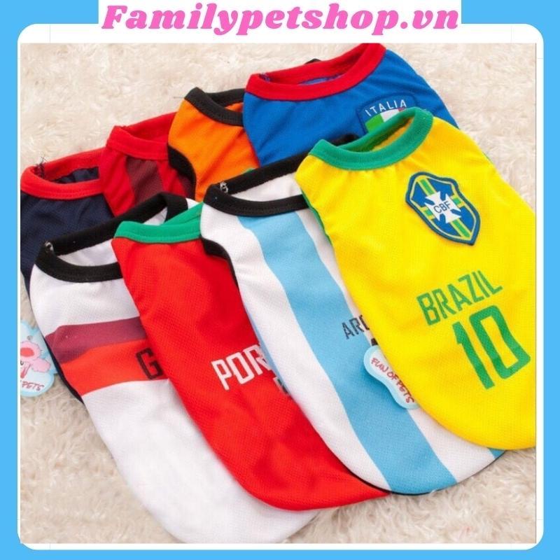 Áo Cho Chó Mèo Mẫu Quần Áo Bóng Đá - Familypetshop.vn