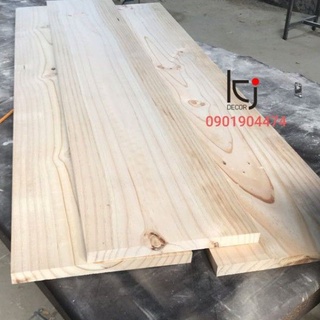 [KID055] - TẤM GỖ THÔNG DÀI 120x30x2CM LÁNG MỊN 4 MẶT