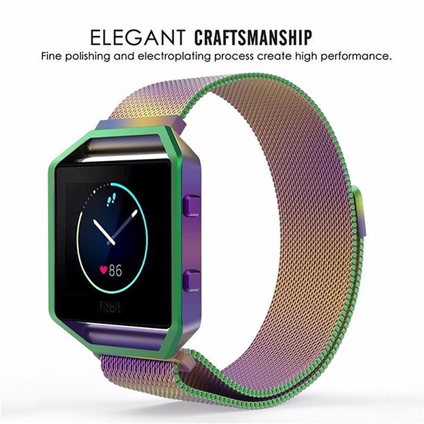 Dây Thép Milanese Loop Kèm Khung Cho Fitbit Blaze